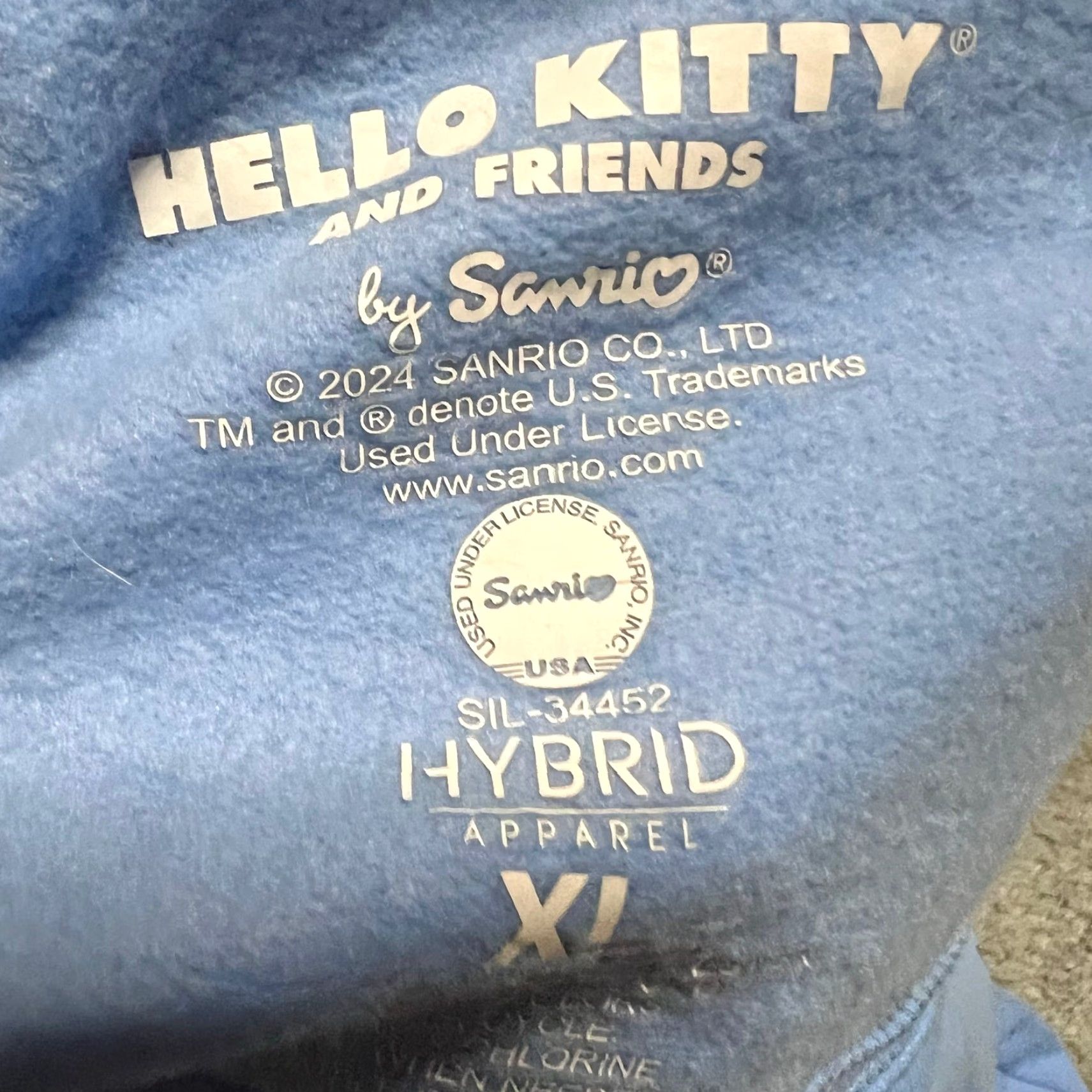 Vintage Sanrio Hello Kitty & Friends Love Yourself Sweatshirt Womens XL blue pullover, Regular size, Sweatshirt, Womens, XL Size XL / US 12-14 / IT 48-50 - 6 Thumbnail