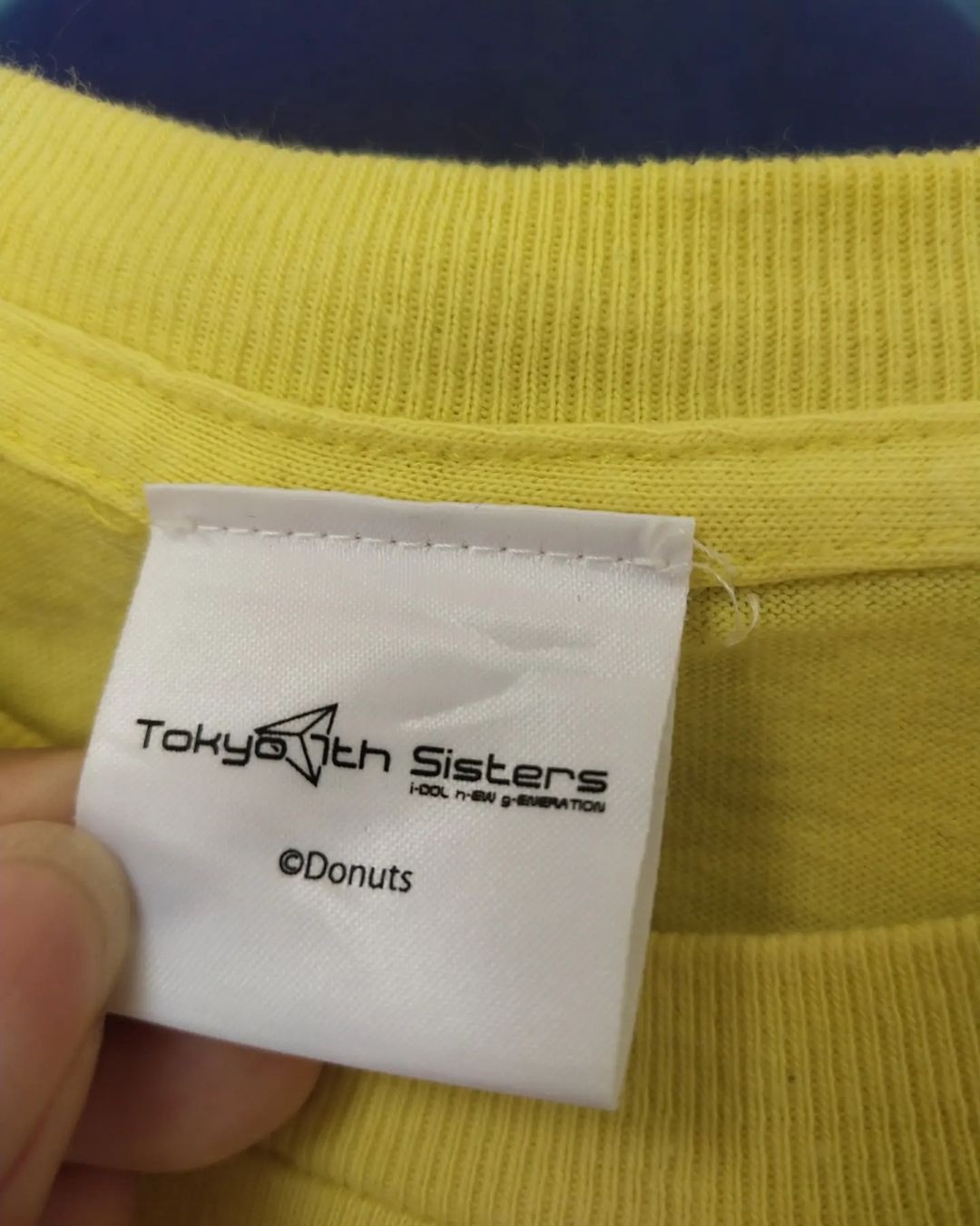 Anime × Japanese Brand Tokyo 7th Sisters Yellow Side Print Anime Tees Size US M / EU 48-50 / 2 - 4 Thumbnail