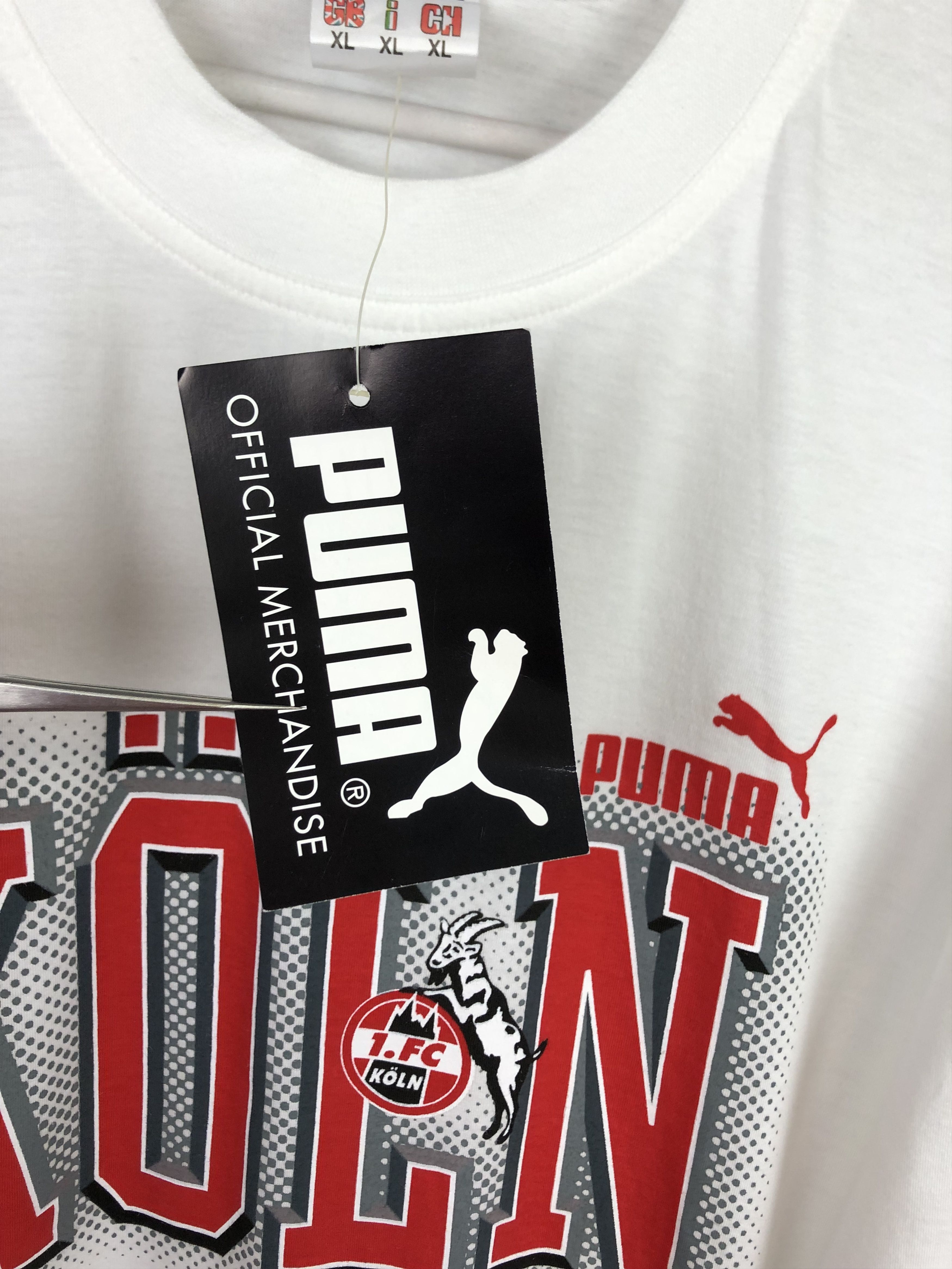 Puma Vintage 90's Puma Koln Football Shirt Soccer Jersey Trikot Size US XL / EU 56 / 4 - 5 Thumbnail