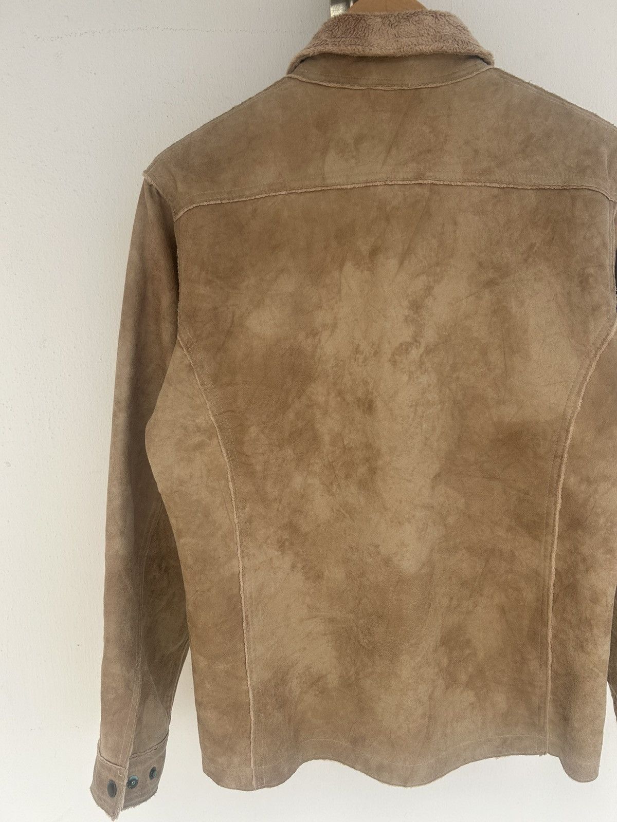 Tete Homme Tete Homme Japan Vintage Suede Brown Shirt Size US M / EU 48-50 / 2 - 8 Thumbnail