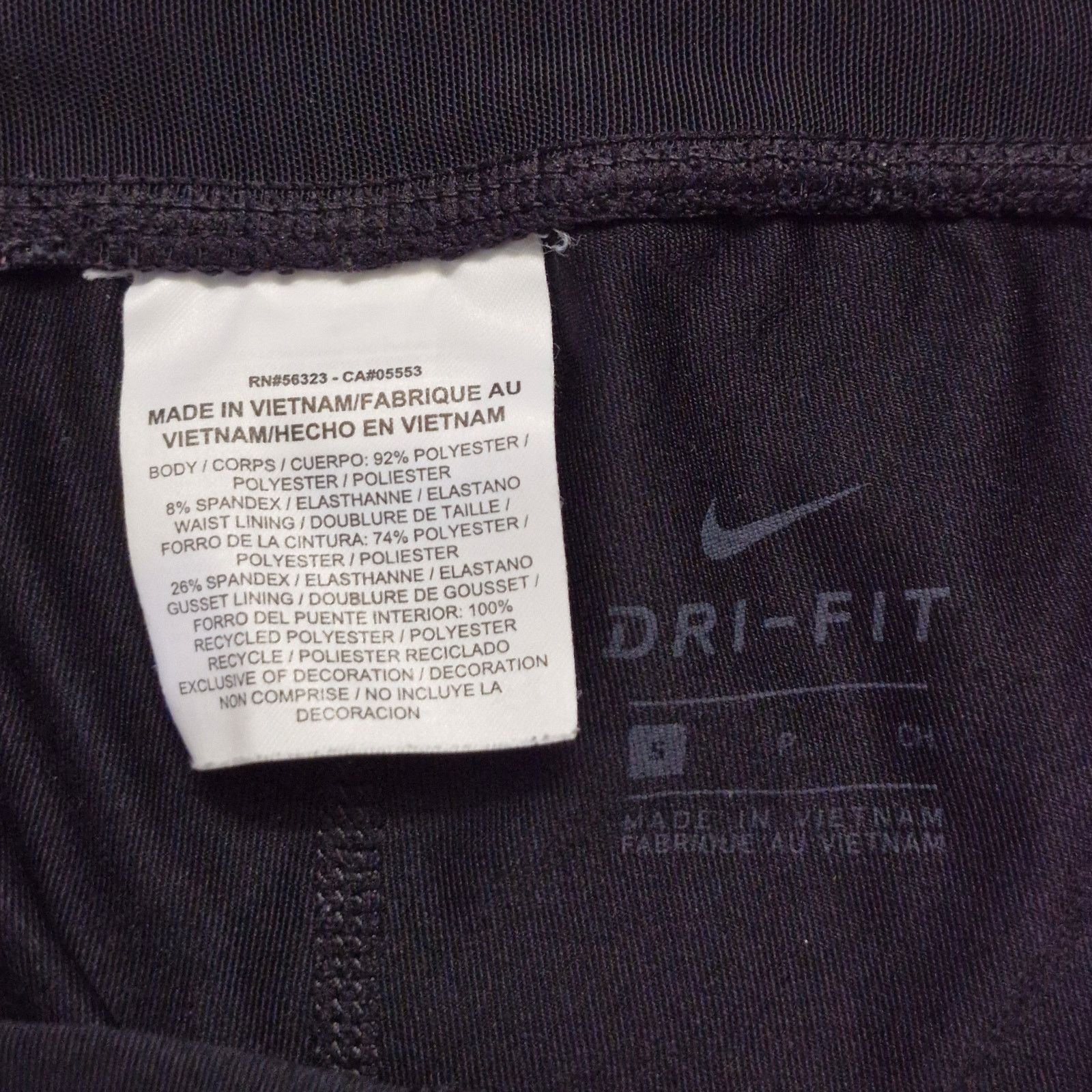 Nike Nike Women’s Power Essential Iridescent Logo Tights Size S Size 27" / US 4 / IT 40 - 2 Thumbnail