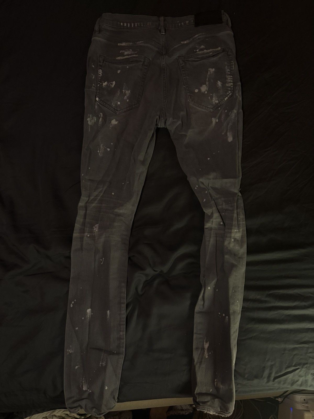 Purple Brand Purple paint splatter jeans Size US 30 / EU 46 - 2 Thumbnail