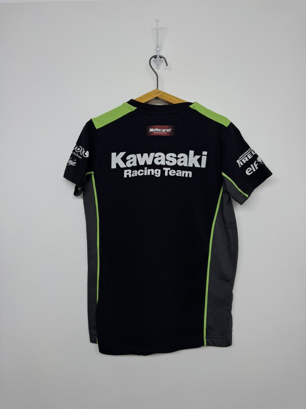 Vintage Vintage Y2k Kawasaki T shirt Motosport Racing Team Shirt Size US S / EU 44-46 / 1 - 10 Thumbnail
