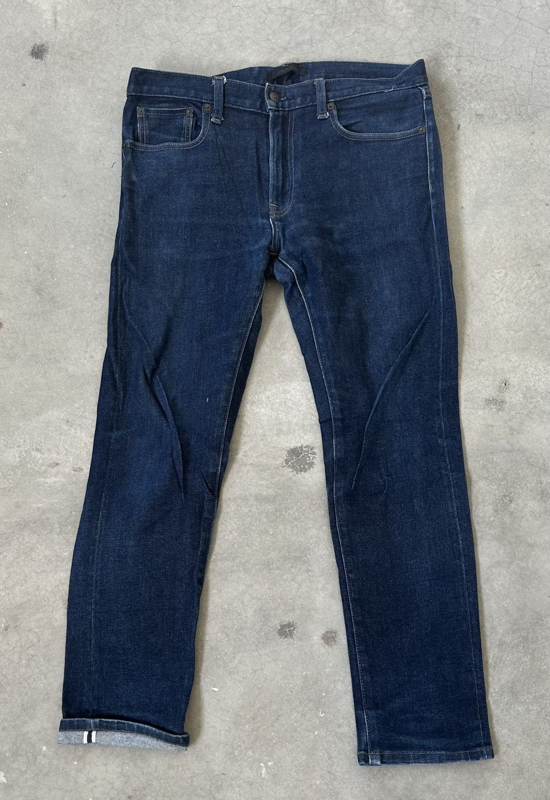 Uniqlo UNIQLO SELVEDGED DENIM PANT Size US 35 - 1 Thumbnail