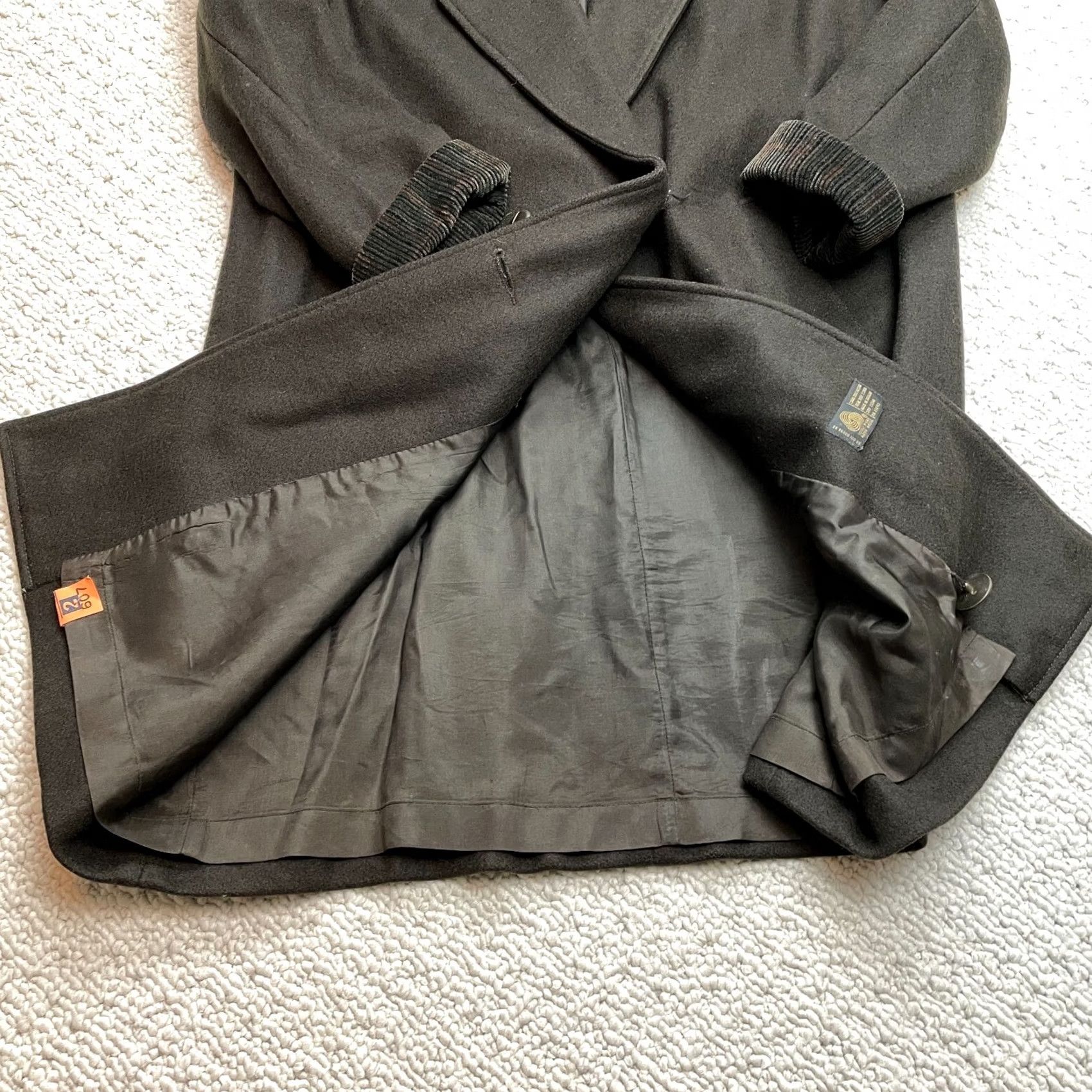 Vintage VINTAGE David Benjamin Overcoat Coat Jacket Womens Long Button Gray 100% Wool Solid Pockets Fall Womens Regular Size 12 Size XL / US 12-14 / IT 48-50 - 5 Thumbnail