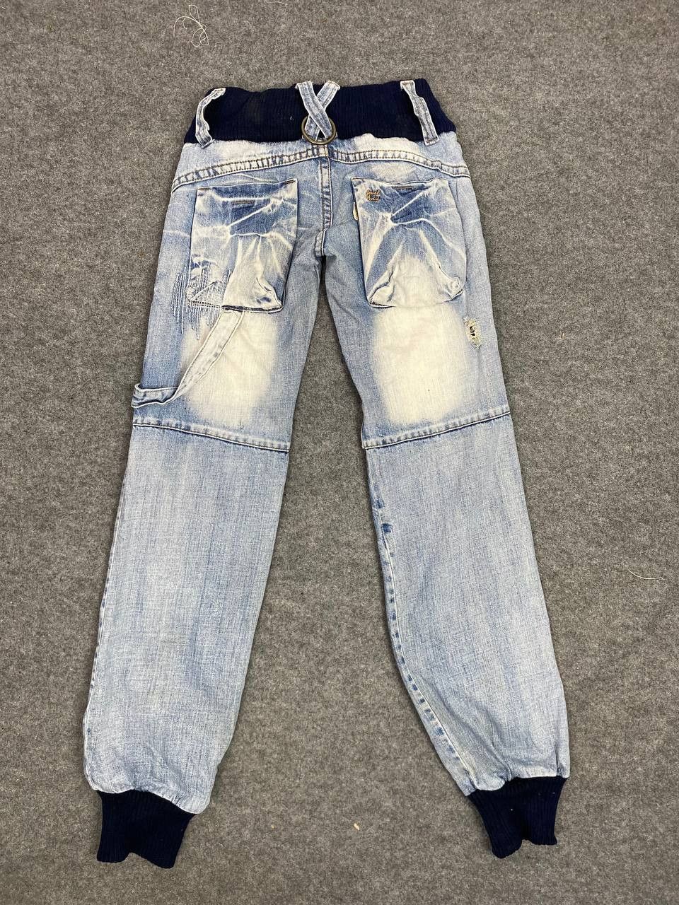 Japanese Brand vintage japanese brands jogger carpenter distressed denim Size 32" / US 10 / IT 46 - 1 Thumbnail
