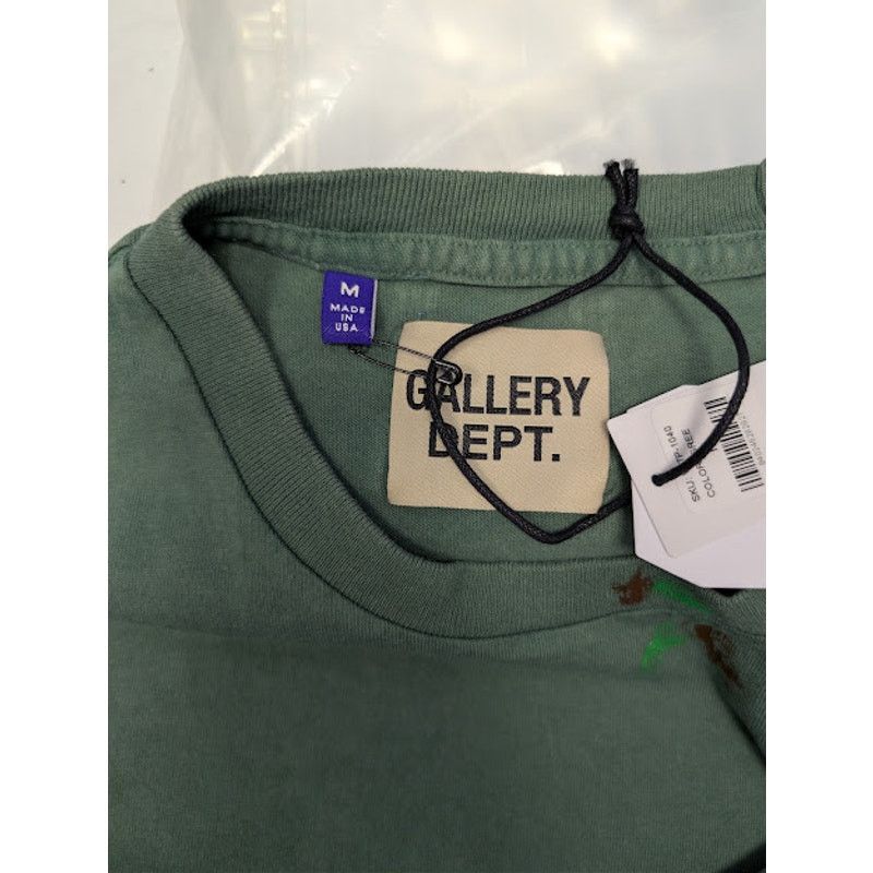 Gallery Dept. o1rshd1 Vintage Logo Painted T-Shirt in Green Size US M / EU 48-50 / 2 - 20 Thumbnail