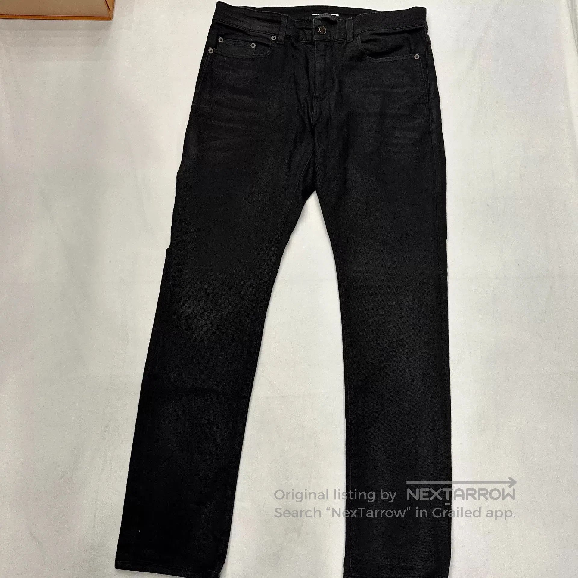 Saint Laurent Paris Saint Laurent Black Slim Fit Jeans. Size US 32 / EU 48 - 1 Thumbnail