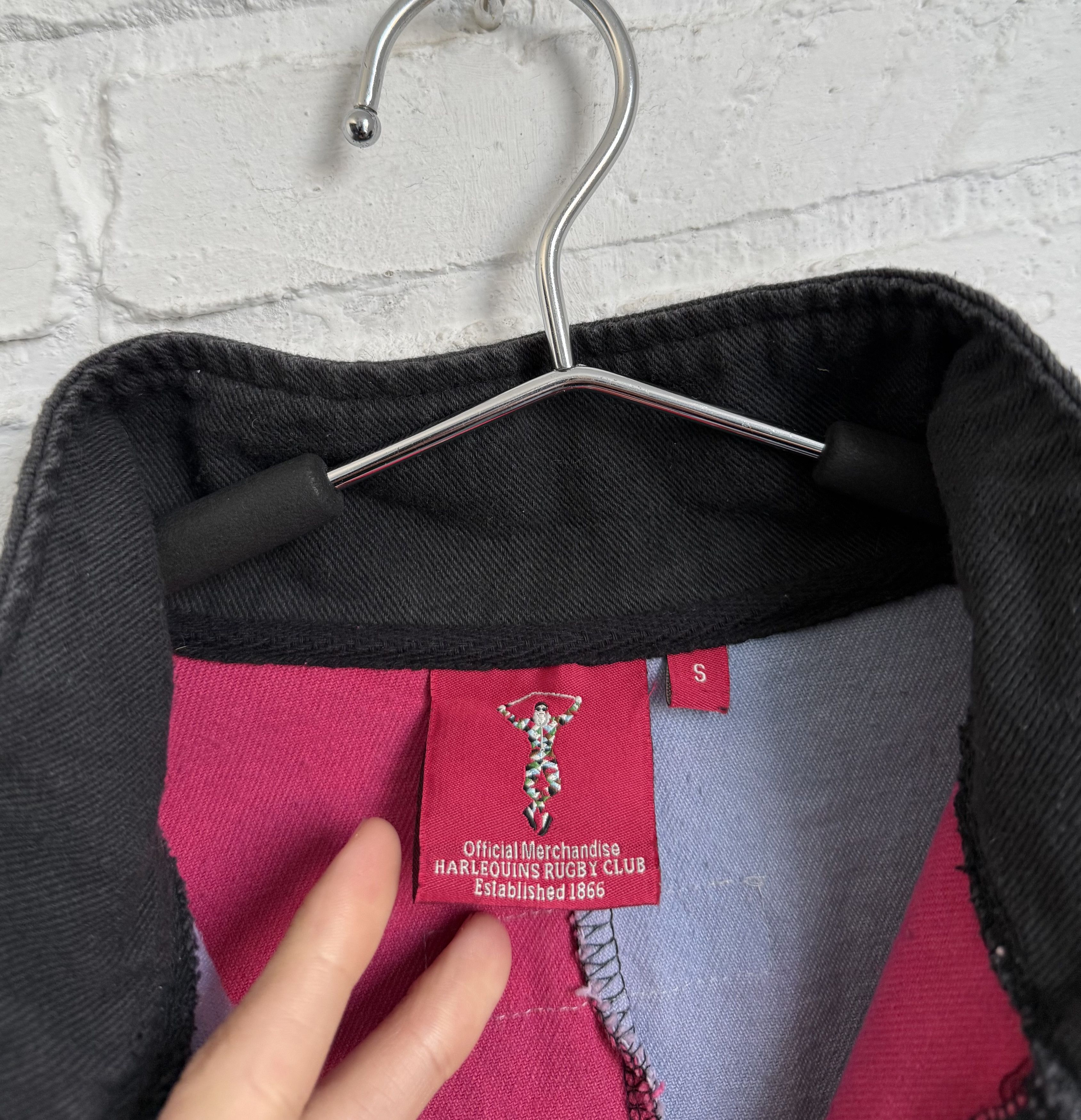 Vintage Vintage 90s Harlequins Rugby Polo Shirt jersey Size US S / EU 44-46 / 1 - 4 Thumbnail