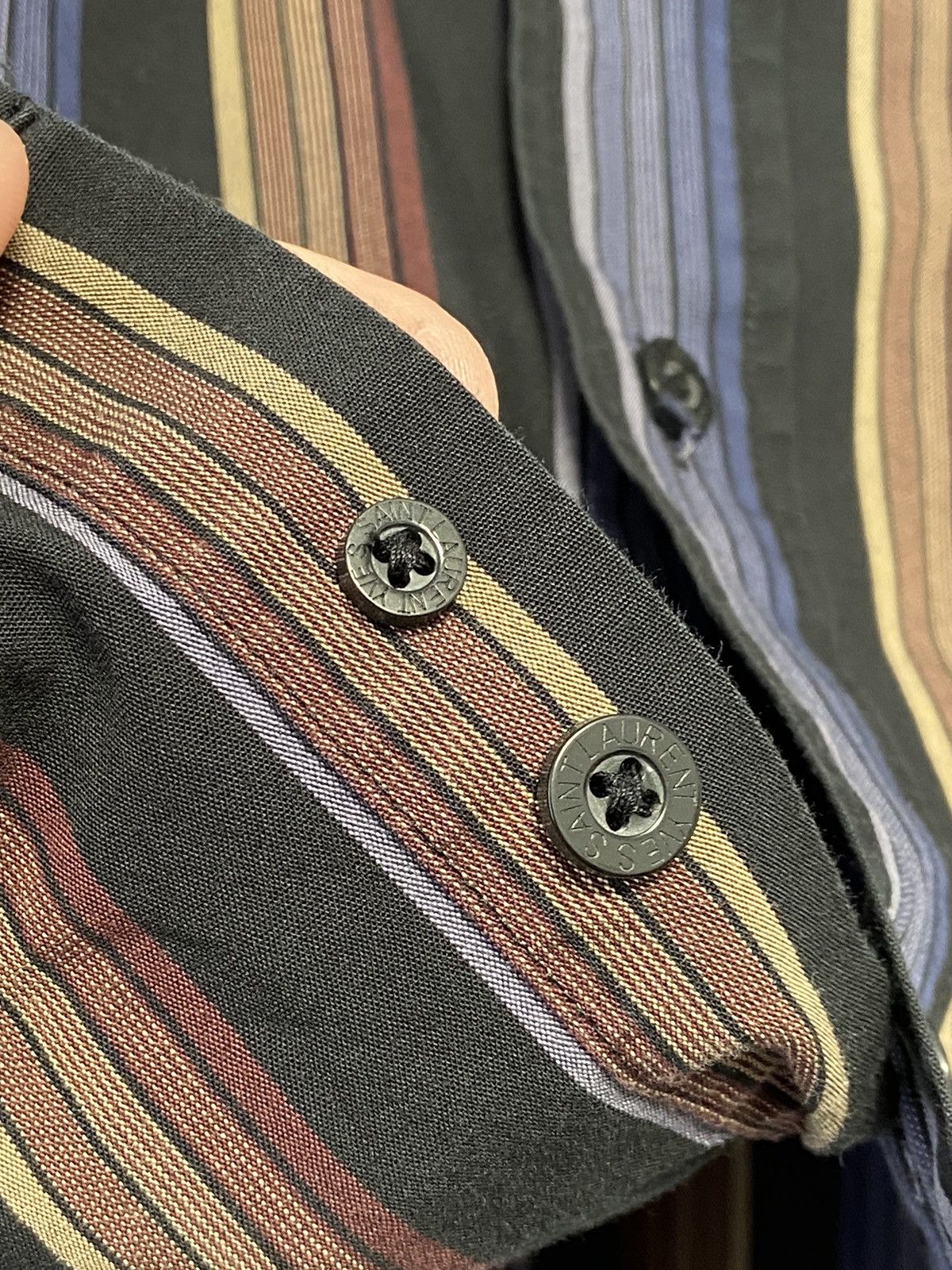 Yves Saint Laurent Yves Saint Laurent Button Up Shirt Size US L / EU 52-54 / 3 - 11 Thumbnail