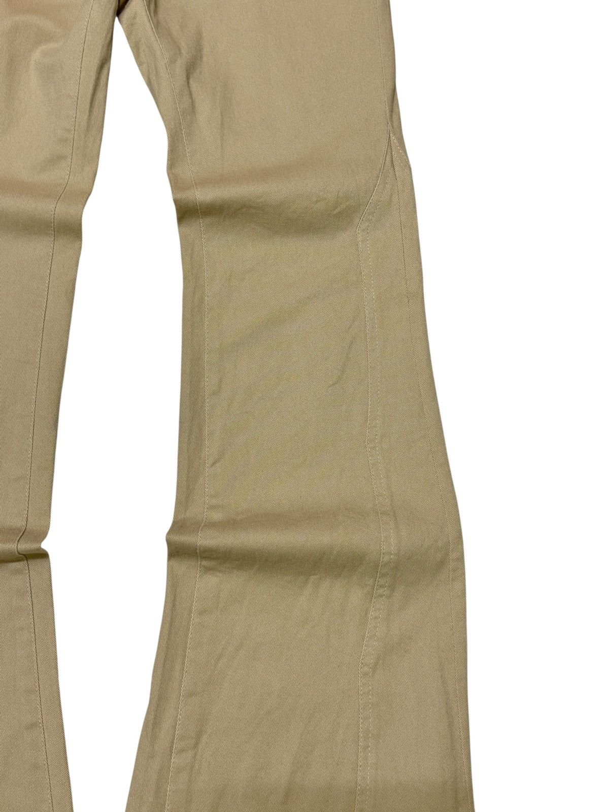 Tornado Mart Y2K Beige Flare Pants with Star Studded Cowboy Aesthetic Size US 26 / EU 42 - 6 Thumbnail