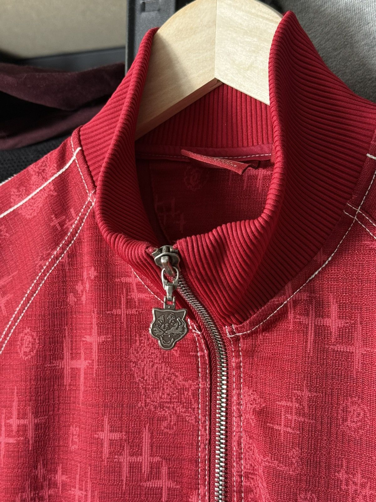 Onitsuka Tiger Onitsuka Tiger Track Jacket Red Full Zip Y2K Japan Style S Size US S / EU 44-46 / 1 - 7 Thumbnail