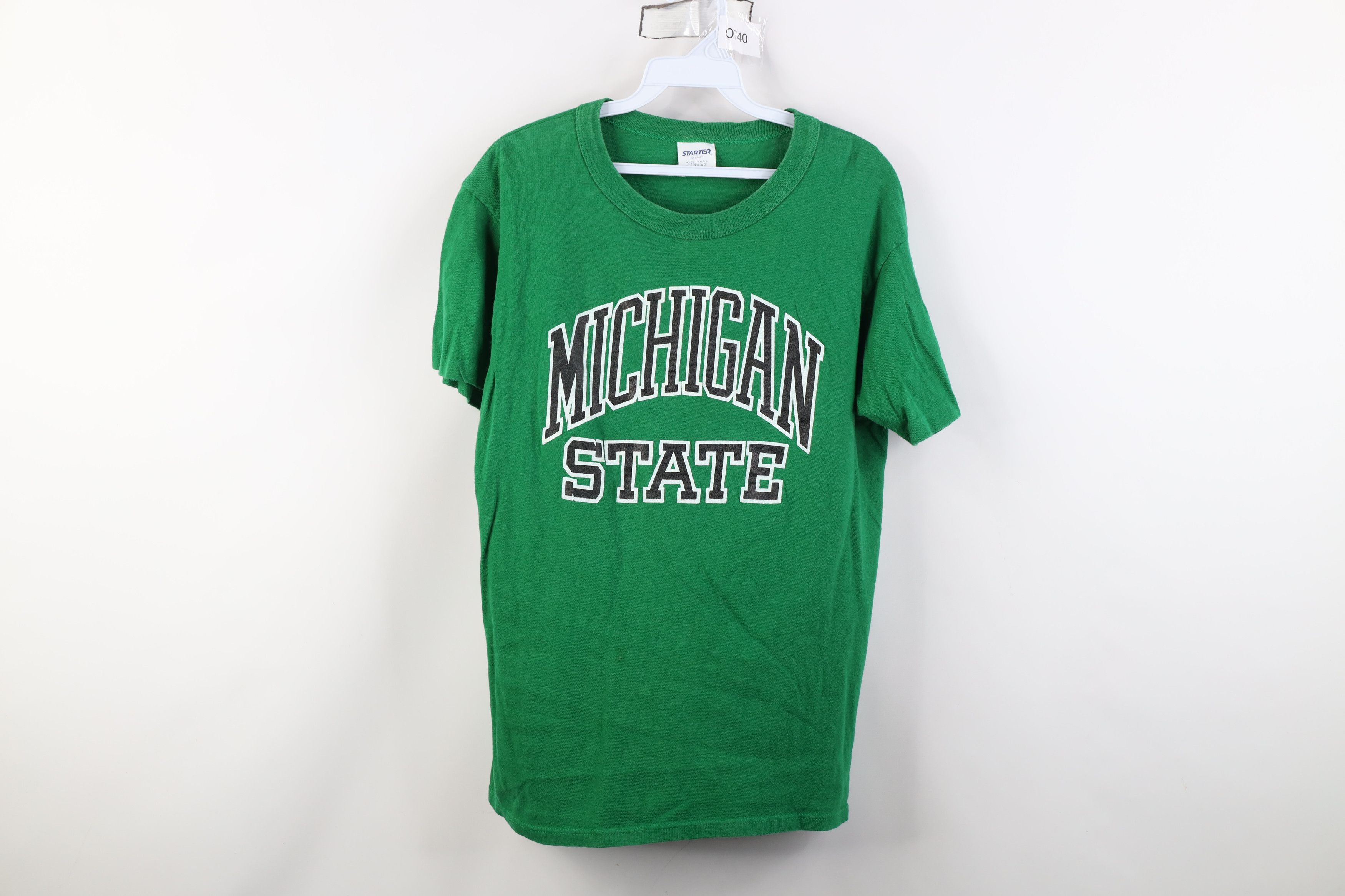 Starter Vintage 90s Starter Michigan University Short Sleeve T-Shirt Size US M / EU 48-50 / 2 - 1 Thumbnail