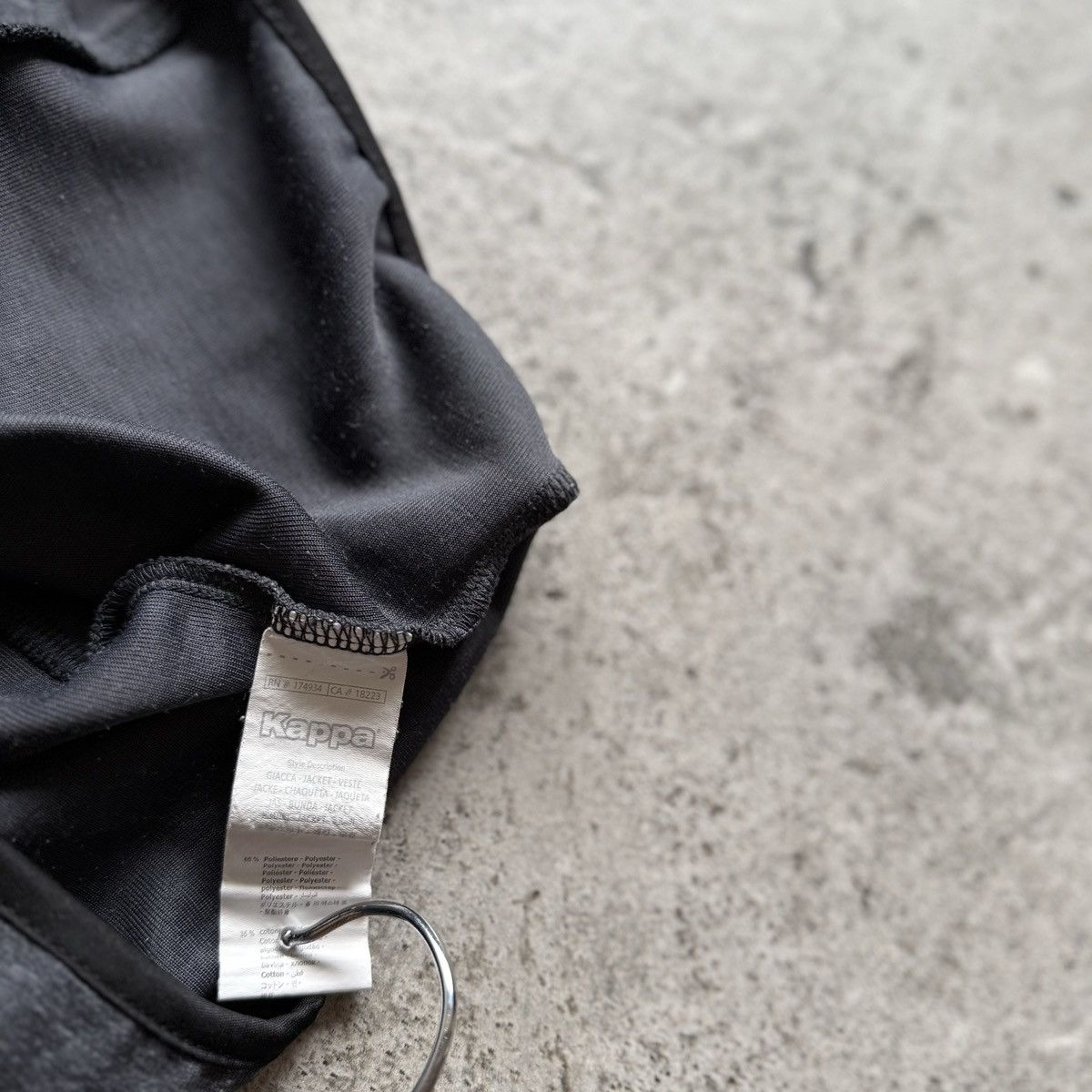 Kappa Kappa Mens Dark Grey Heather Full Zip Logo Track Jacket Size US L / EU 52-54 / 3 - 5 Thumbnail