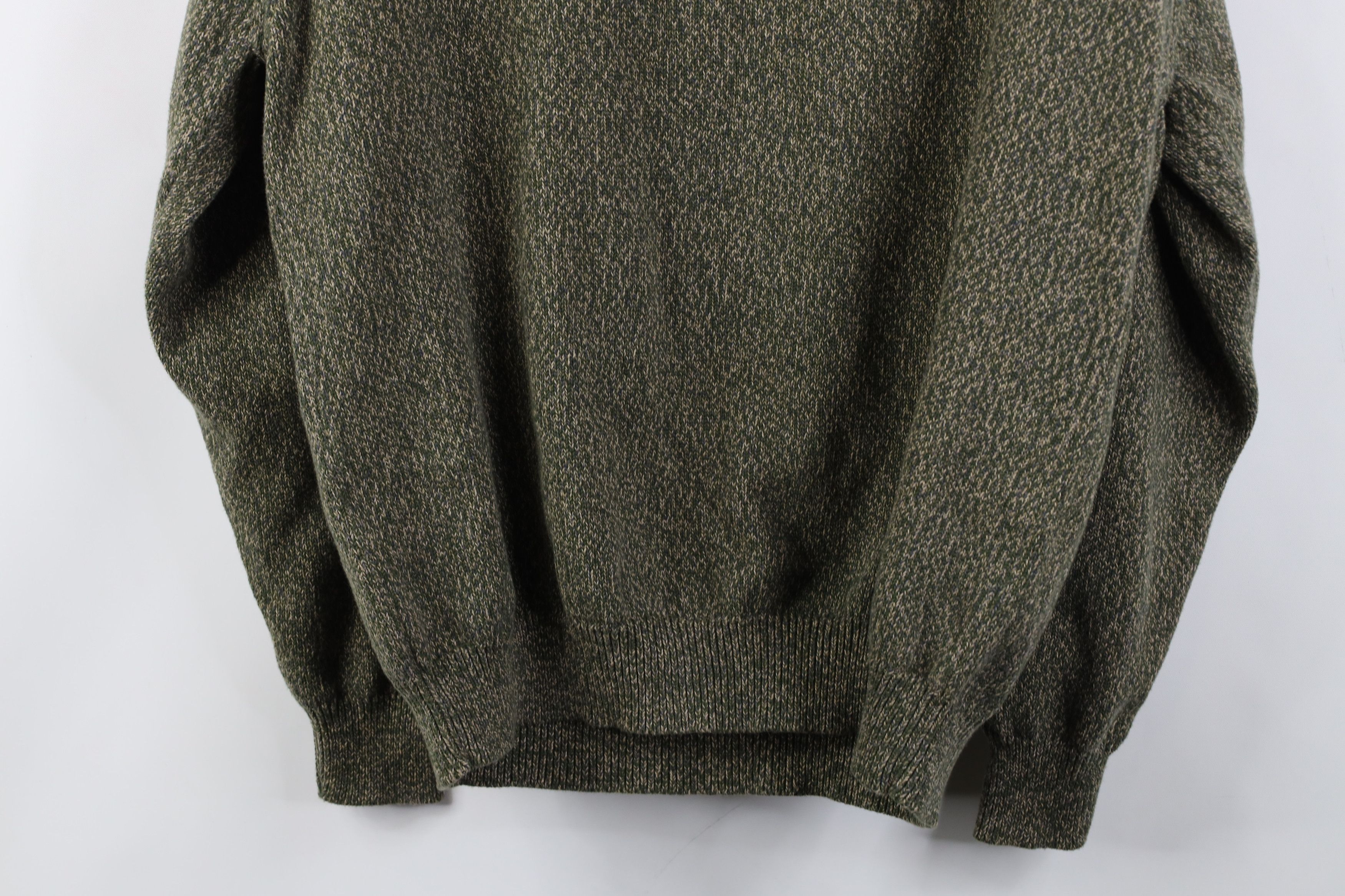 Vintage Vintage 90s Streetwear 1/4 Half Zip Cotton Pullover Sweater Size US L / EU 52-54 / 3 - 12 Thumbnail