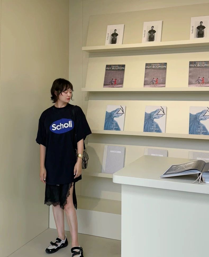 Balenciaga Balenciaga Scholl co-branded loose short sleeves Size US S / EU 44-46 / 1 - 8 Thumbnail