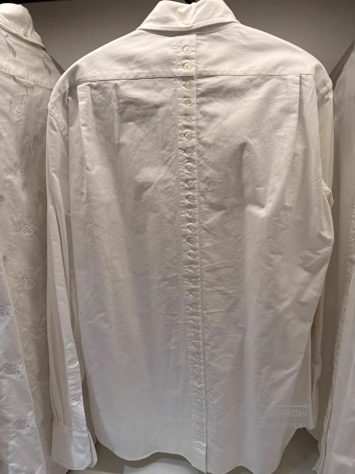 Thom Browne White Long. Size US XL / EU 56 / 4 - 2 Thumbnail