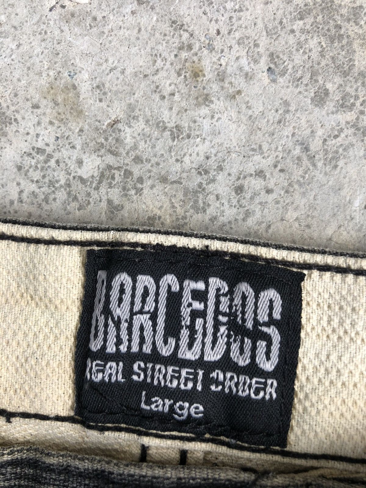If Six Was Nine Japanese Barcedos Flared Jeans Distressed Denim Hickory Size US 30 / EU 46 - 20 Thumbnail