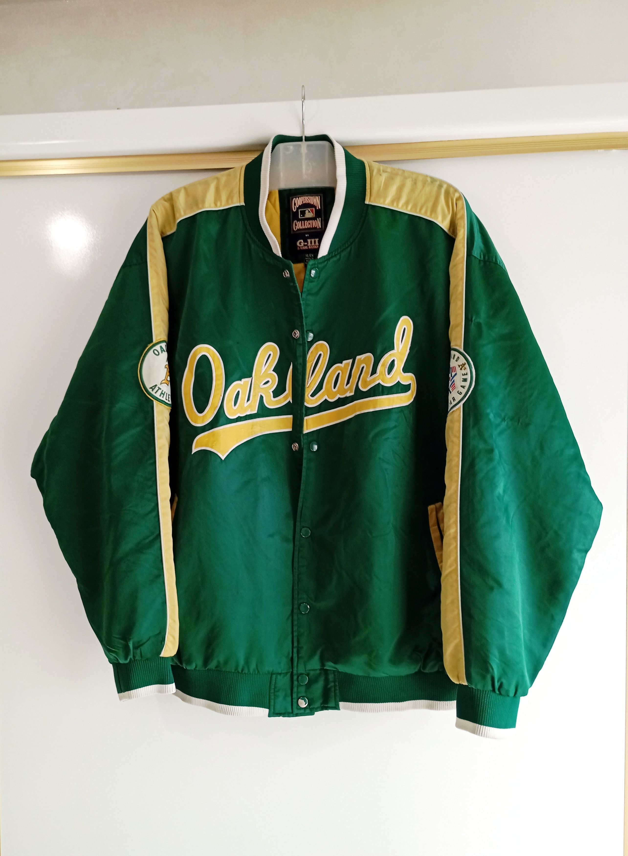 MLB Vintage Oakland Athletics Majestic Jacket Size US XL / EU 56 / 4 - 1 Thumbnail
