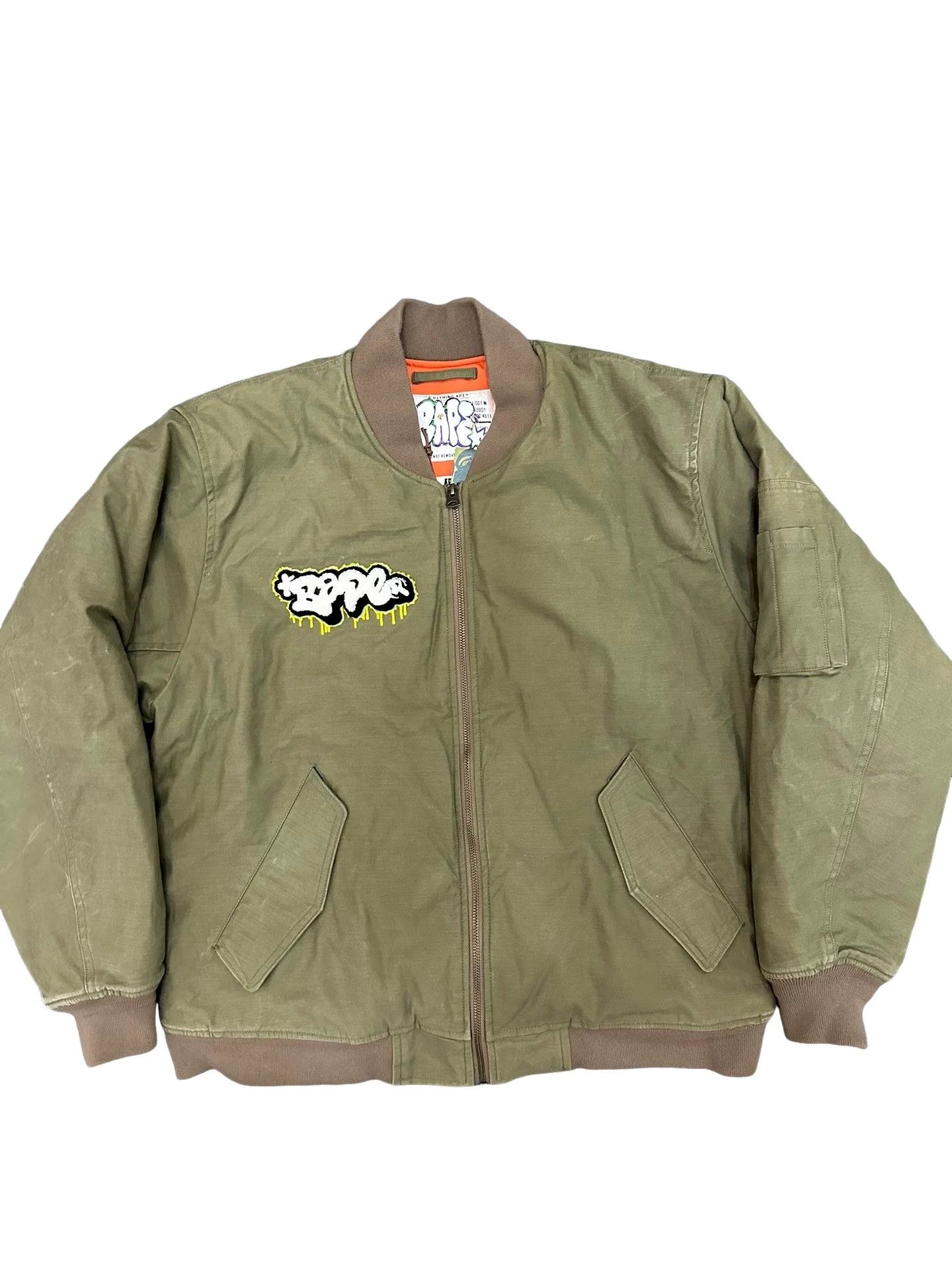 Bape Bape World Gone Mad Graffiti Bomber Jacket L Size US L / EU 52-54 / 3 - 1 Thumbnail