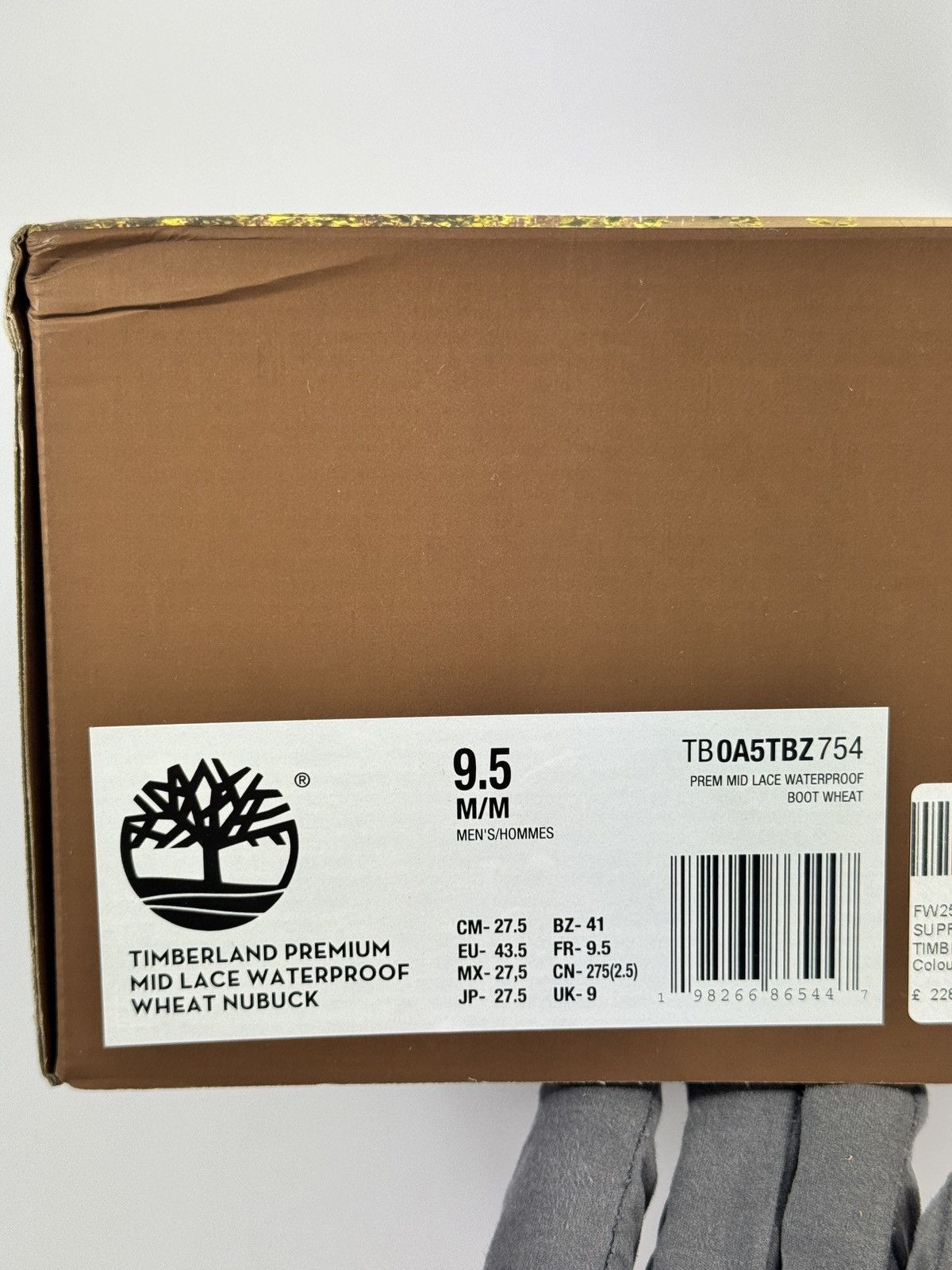 Timberland x SUPREME 6’’ PATCHWORK BOOTS Size US 9.5 / EU 42-43 - 14 Thumbnail
