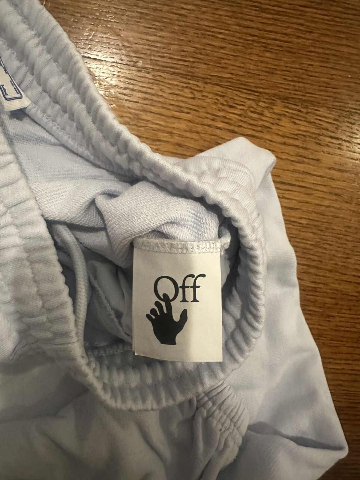 Off-White Off-White Mens L Signature Pony Fleece Jogger Sweatpants Size US 27 - 7 Thumbnail