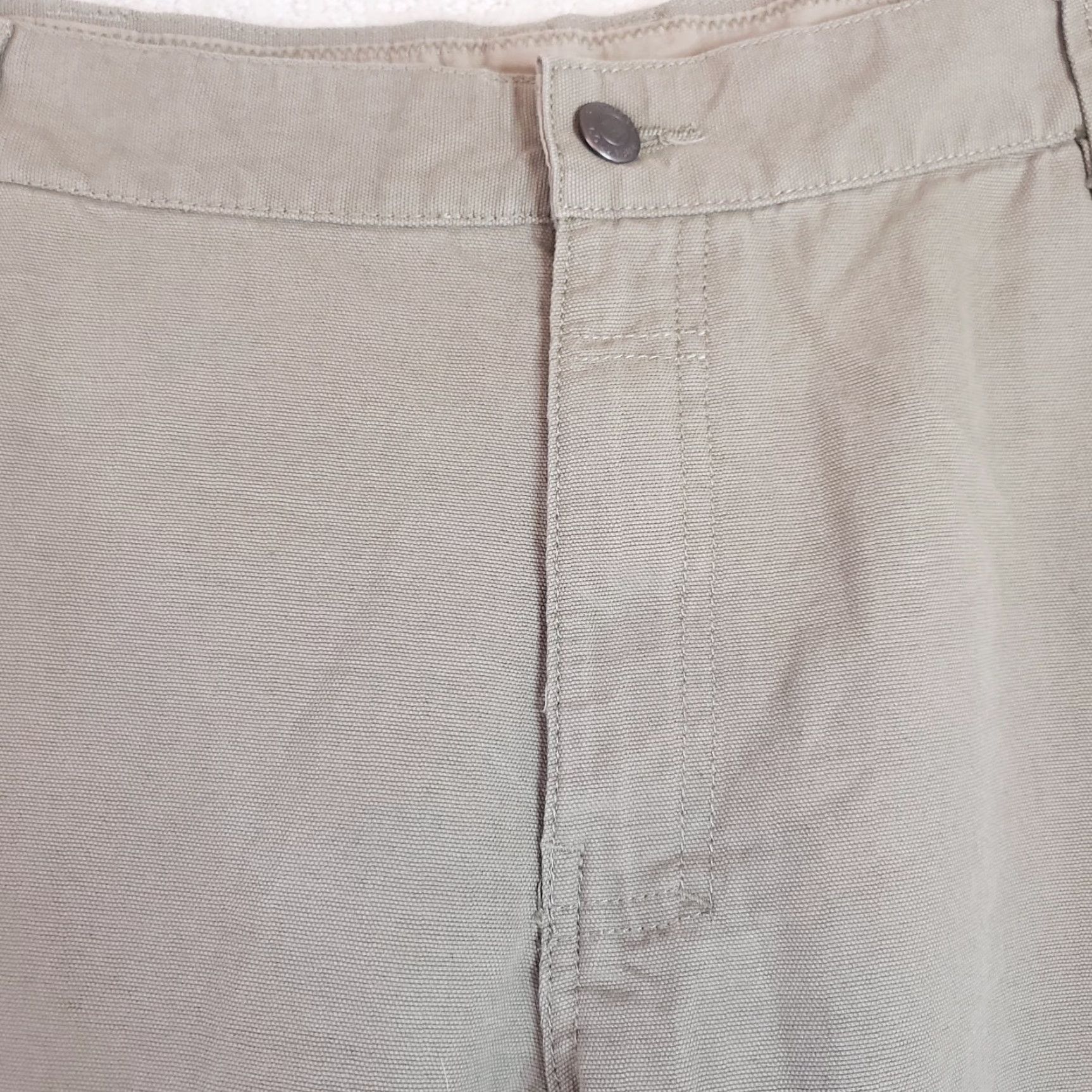 Vintage Columbia Pants Mens 40x30 Regular Fit Tan Beige Flat Front Cotton Spandex Size US 40 / EU 56 - 4 Thumbnail