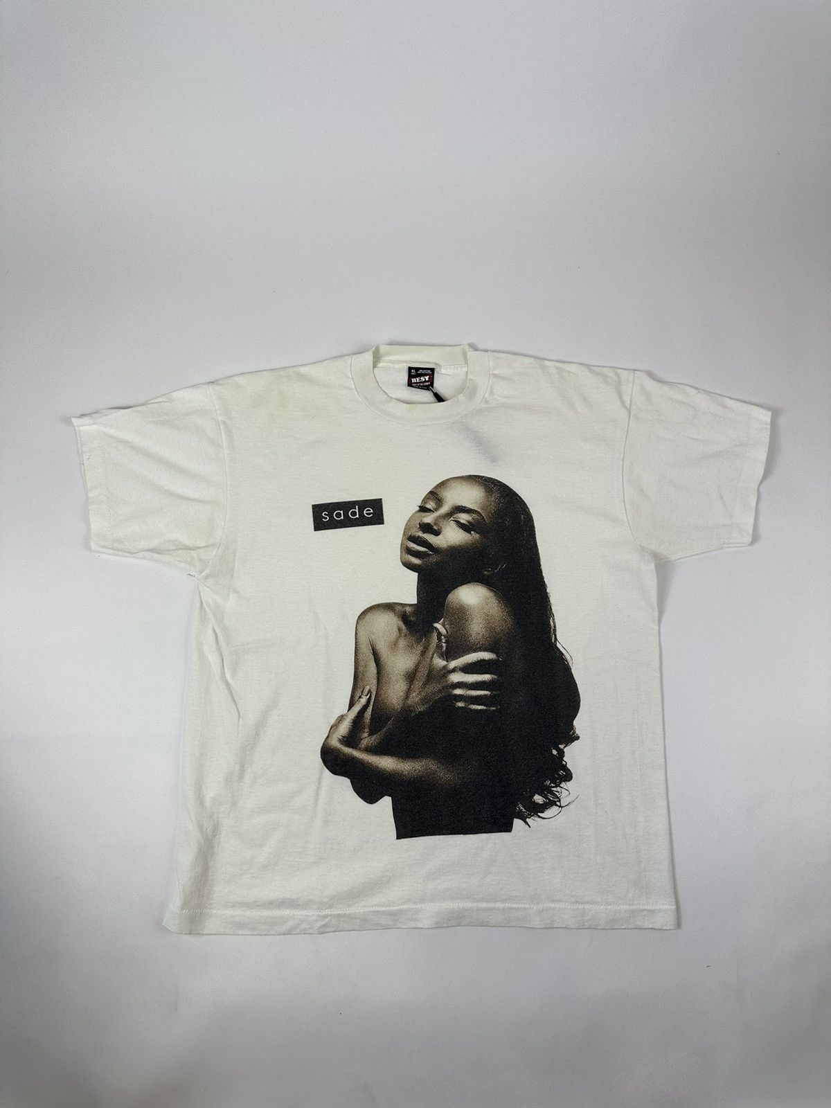 image of Band Tees x Vintage Sade Love Deluxe T-Shirt in White, Men's (Size XL)