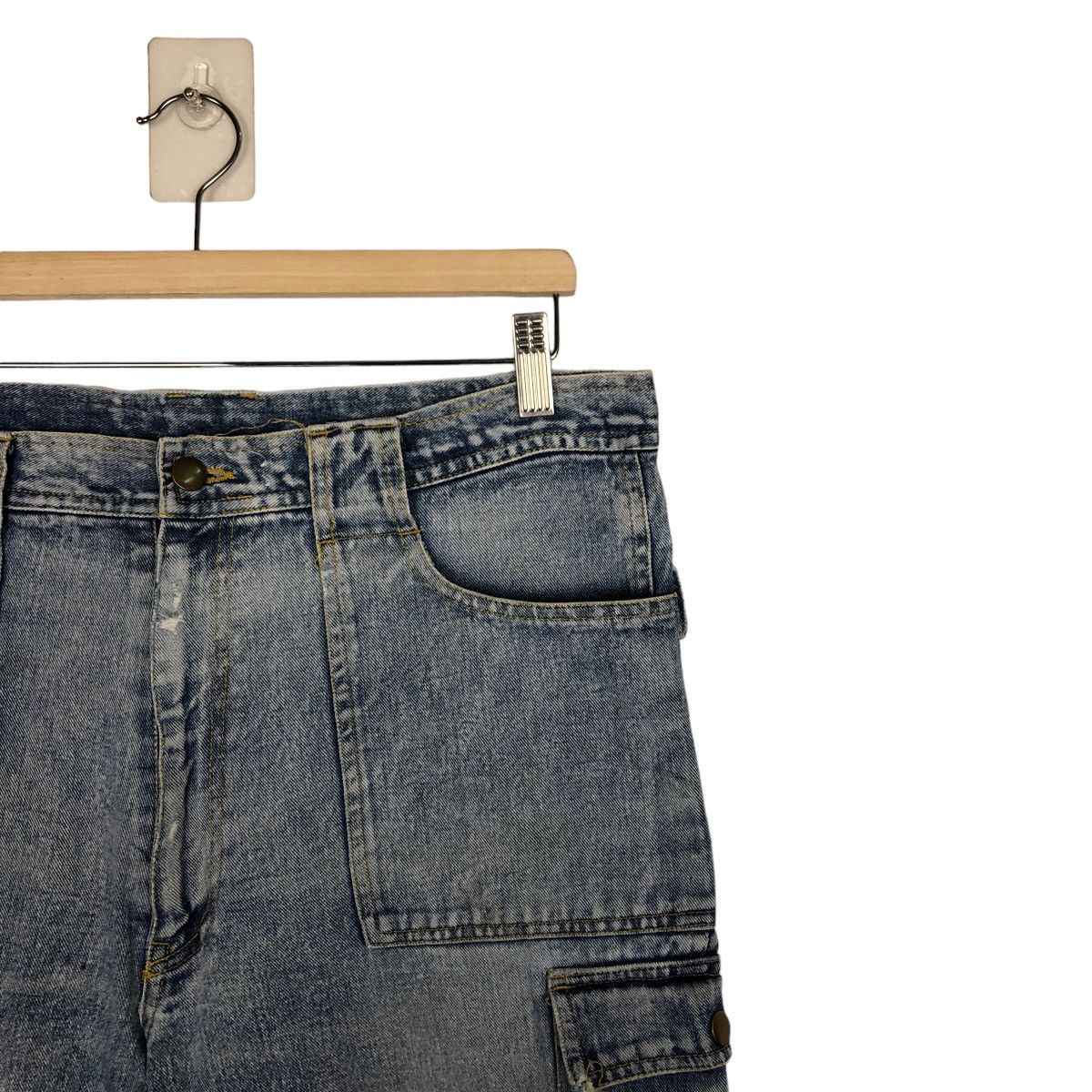 Hysteric Glamour VINTAGE DENIM BUSH PANTS HYSTERIC GLAMOUR DESIGN JAPAN Size US 34 / EU 50 - 4 Thumbnail