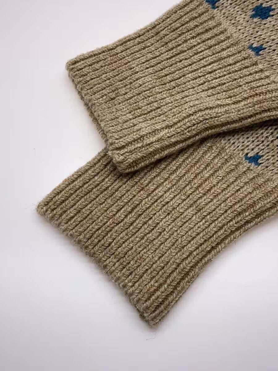 Kapital Kapital 5G Jacquard Acrylic Knit Vintage Sweater Beige Size US L / EU 52-54 / 3 - 5 Thumbnail