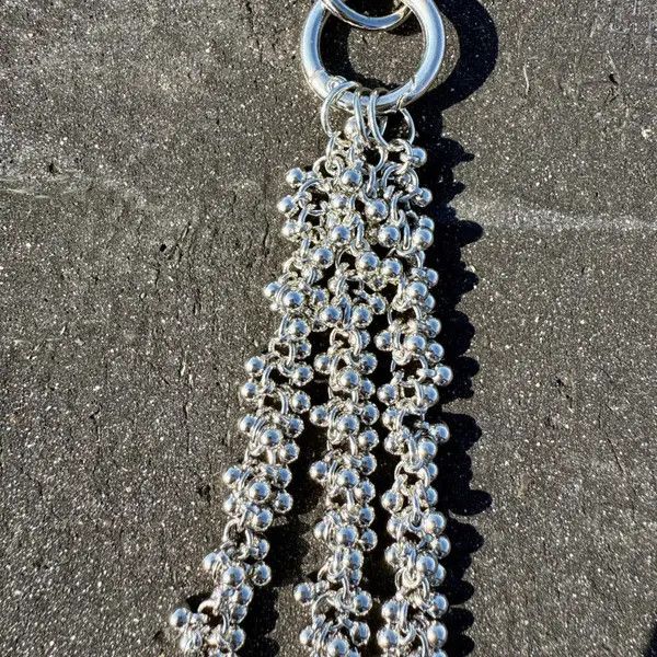 Jewelry Triple Layered Silver Wallet Chain Size ONE SIZE - 4 Thumbnail