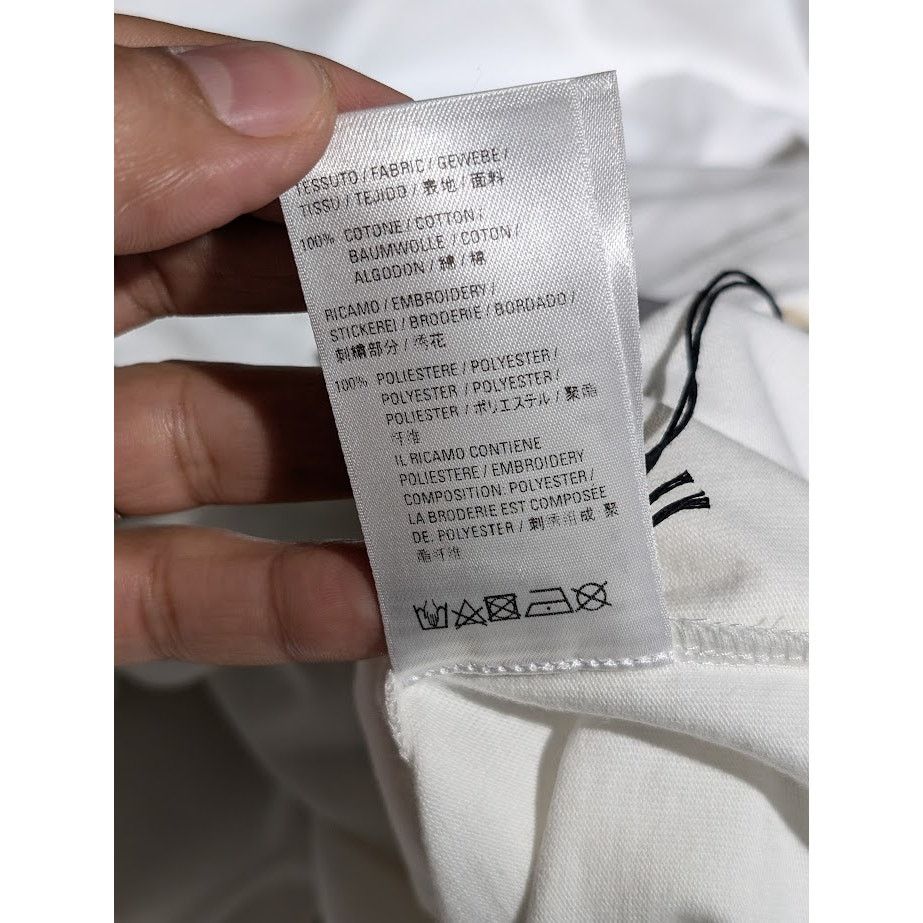 Balenciaga o1rshd1 Long Sleeve T-Shirt in White Size US M / EU 48-50 / 2 - 19 Thumbnail