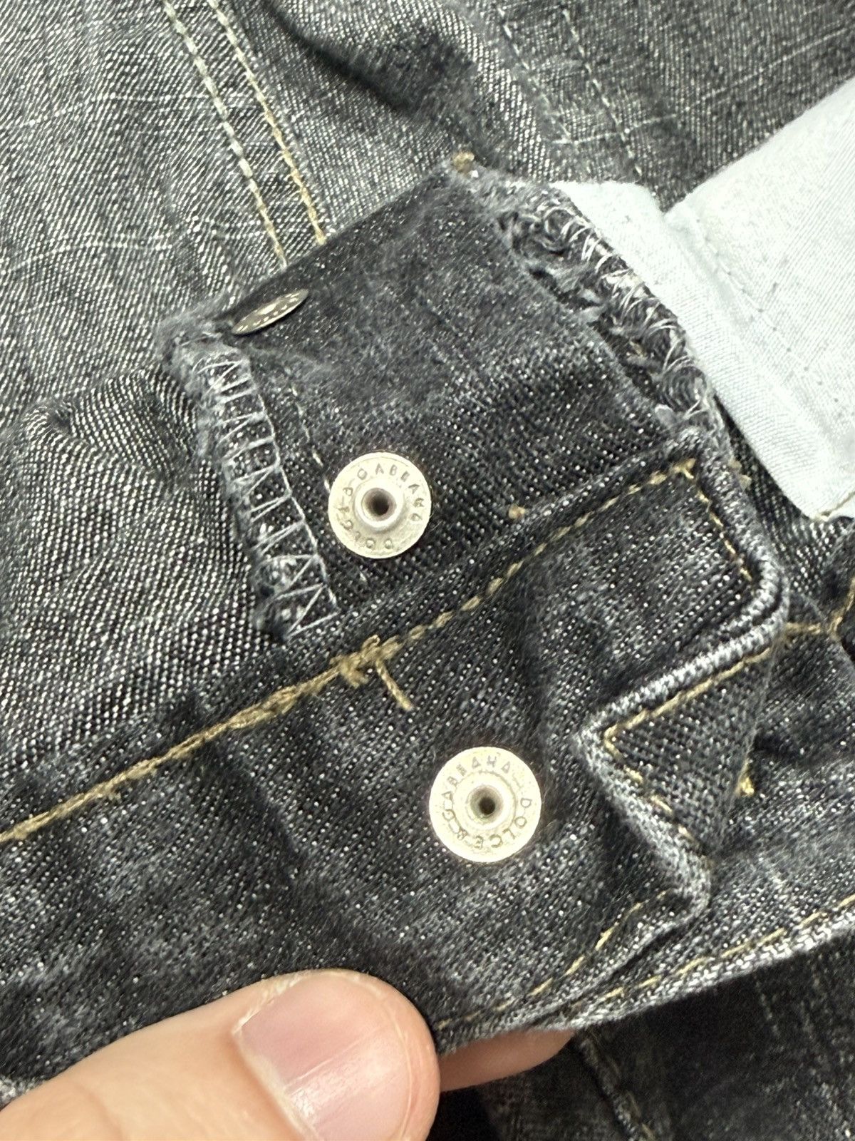Dolce & Gabbana Dolce Gabbana Big Logo Vintage Jeans Size 32" / US 10 / IT 46 - 8 Thumbnail