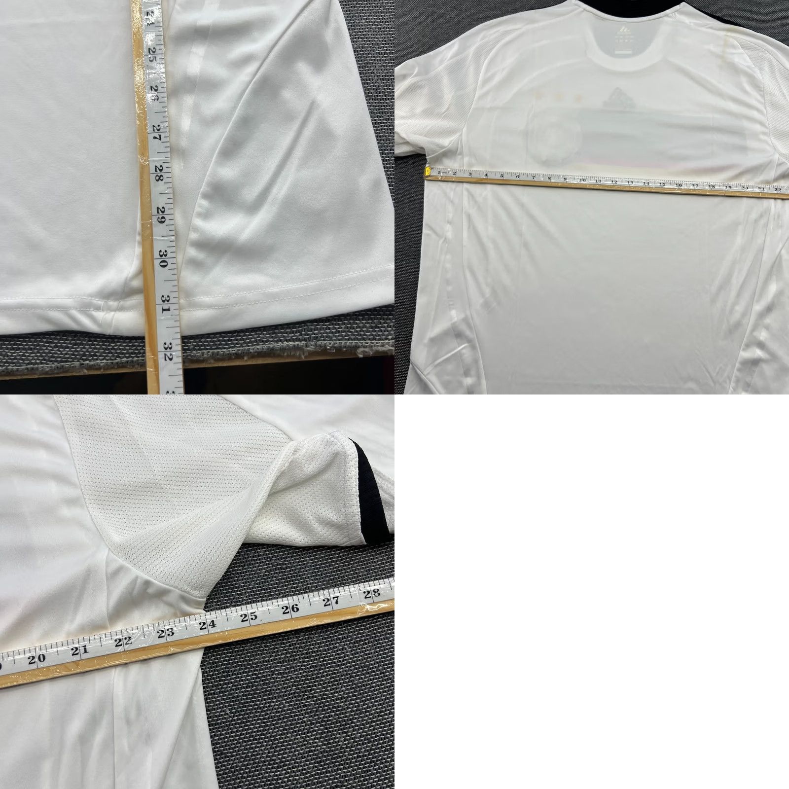 Adidas adidas Germany 2008 2009 Home Mens Football Jersey Shirt XL White Camiseta Short Sleeve Jersey Mens Football Shirt White Adidas Size US L / EU 52-54 / 3 - 9 Thumbnail