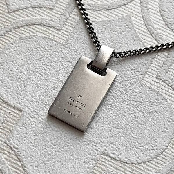 Gucci Gucci Diamantissima Pendant Charm Tag 925 Sterling Silver Size ONE SIZE - 4 Thumbnail