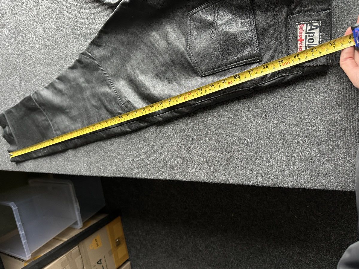 Apollo APOLLO 🚨SWISS DESIGN leather pants motorcycles LUXURY Y2K Size 27" / US 4 / IT 40 - 18 Thumbnail