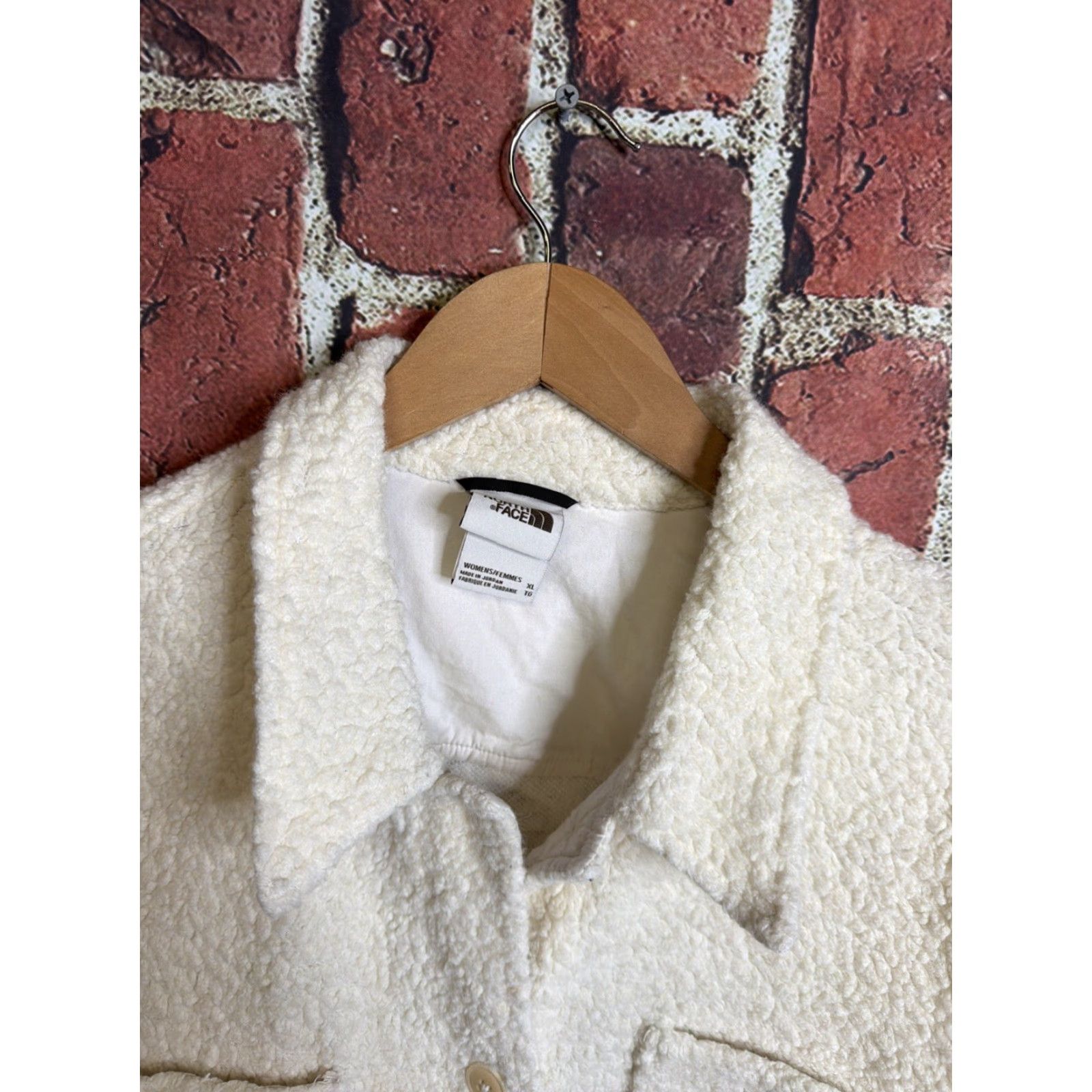 The North Face The North Face Women’s Wool-Blend Sherpa Fleece Jacket Black Size XL Button-Up Size XL / US 12-14 / IT 48-50 - 3 Thumbnail