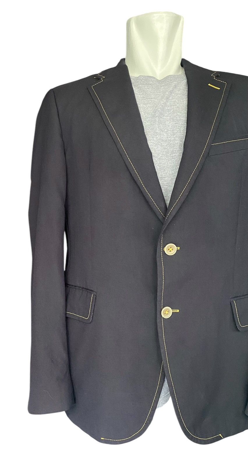 Tommy Hilfiger Rare TOMMY HILFIGER Men’s Blazer Black Size 40L - 3 Thumbnail