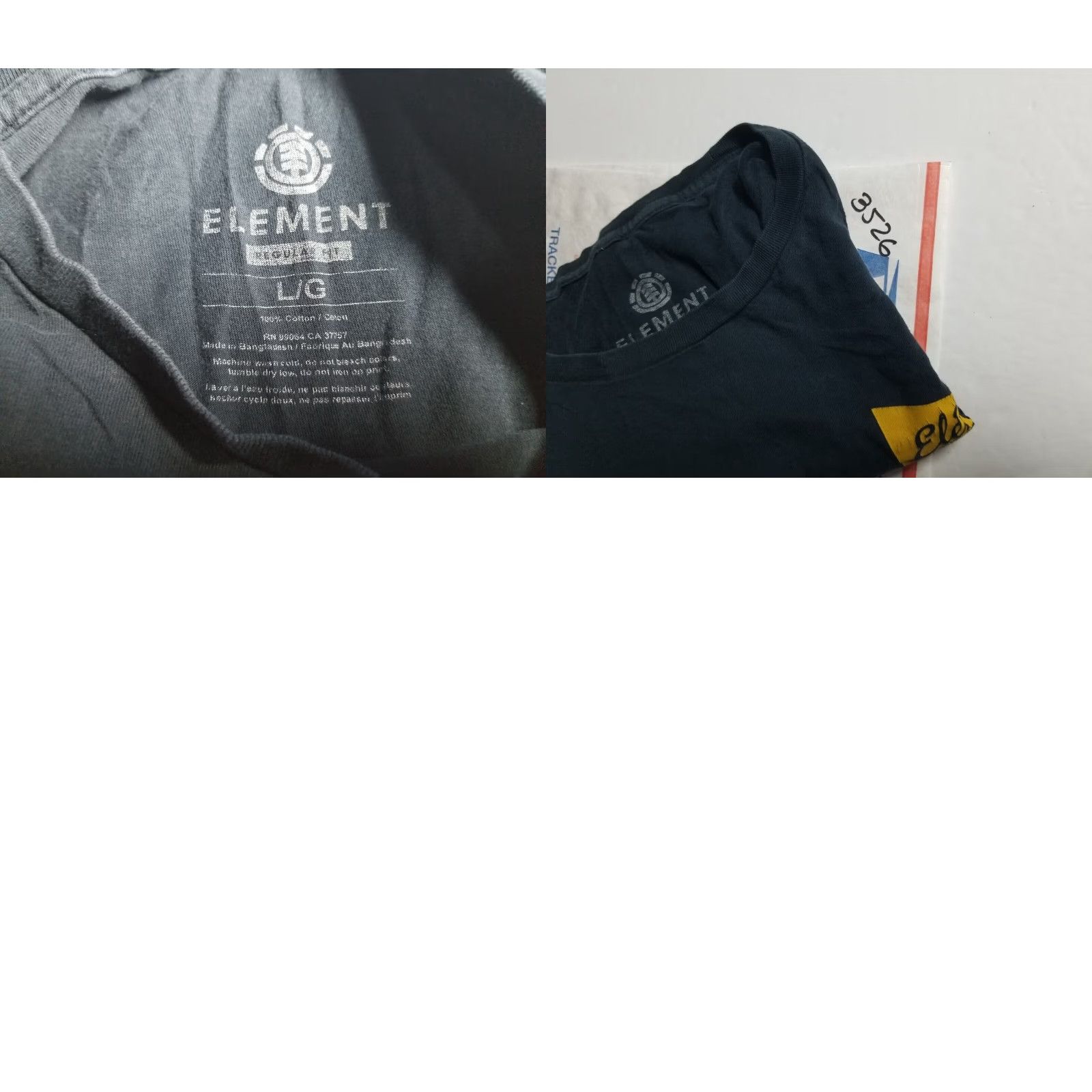 Element VINTAGE Element Shirt Mens Large Black Short Sleeve Logo Shirt Men COTTON Graphic Print Logo See Pics Size US L / EU 52-54 / 3 - 8 Thumbnail
