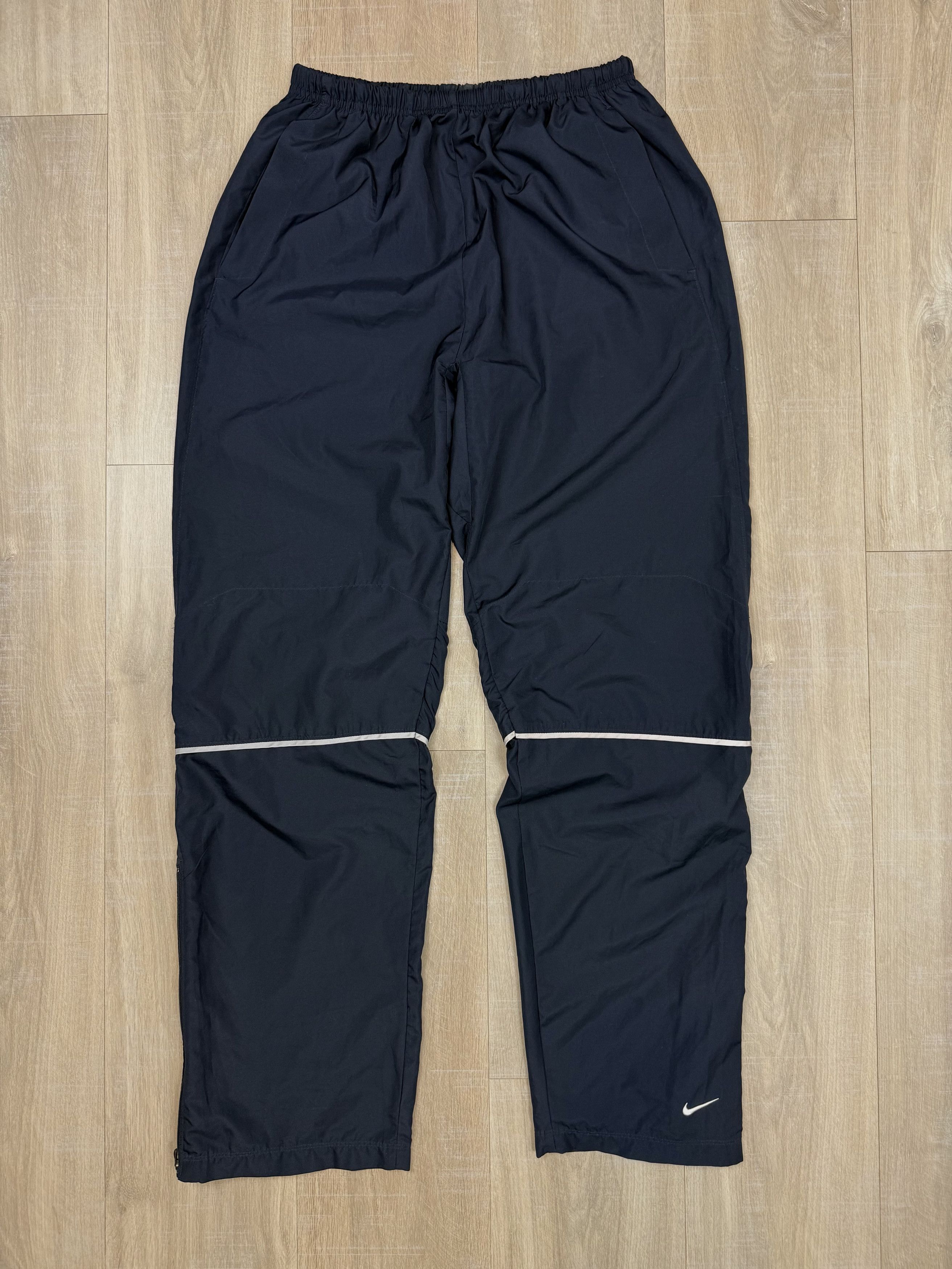 Nike Vintage Y2k Nike Dark Blue Reflective Track Pants Size US 34 / EU 50 - 2 Thumbnail