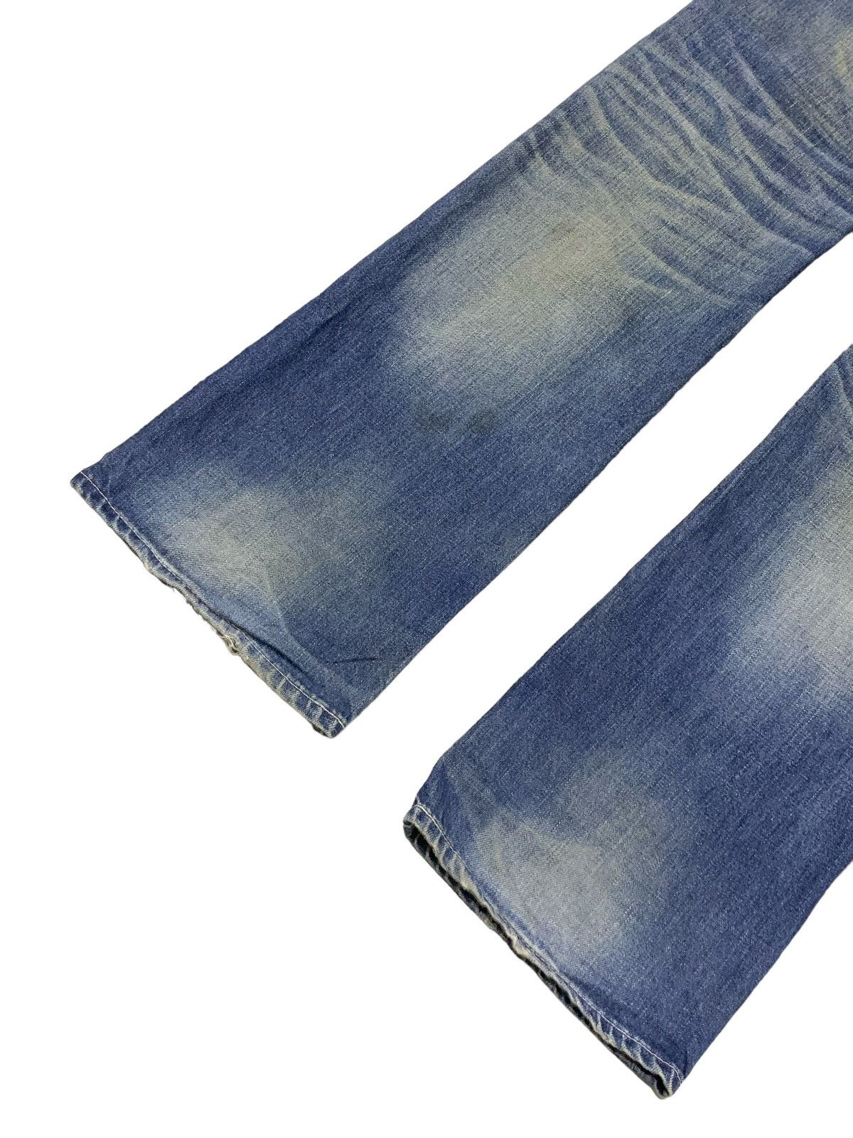 Hysteric Glamour × Japanese Brand Disrev Japan Mud Wash Flared Faded Jeans Size US 32 / EU 48 - 11 Thumbnail