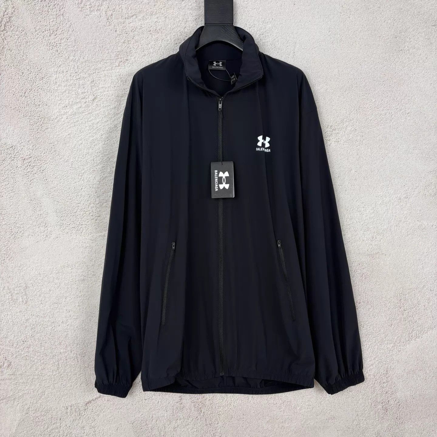 Balenciaga Balenciaga x Under Armour Black Hooded Jacket S Size US S / EU 44-46 / 1 - 1 Thumbnail