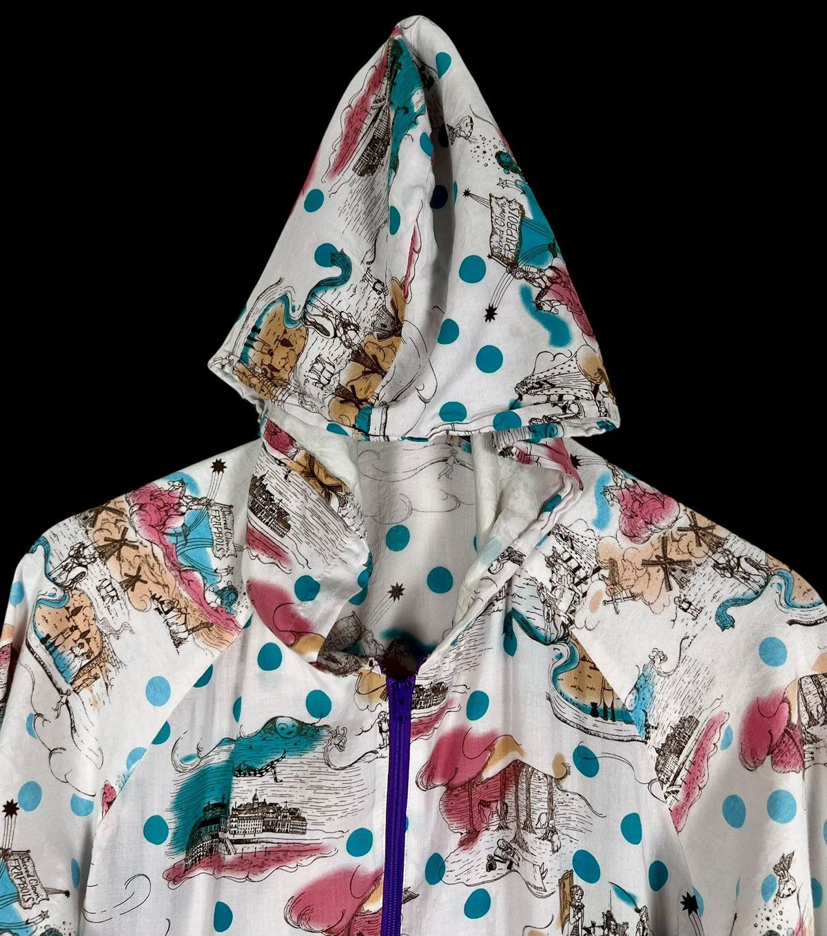 Issey Miyake Vintage Frapbois Issey Miyake Overprint Light Jacket Size S / US 4 / IT 40 - 3 Thumbnail