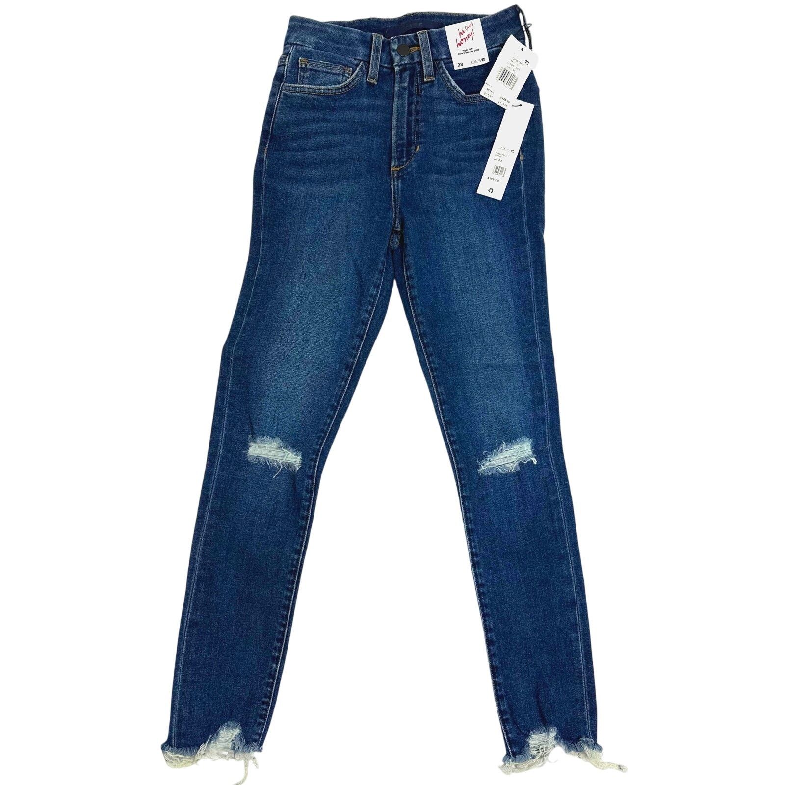 Joe's Joes Jeans The Honey Hi Rise Curvy Skinny Crop Boketto 23 Size 23" - 8 Thumbnail