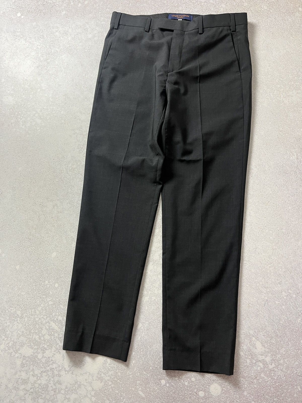 Louis Vuitton DDP Louis Vuitton Uniforms Virgin Wool Cigaret Trousers A Size US 32 / EU 48 - 1 Thumbnail