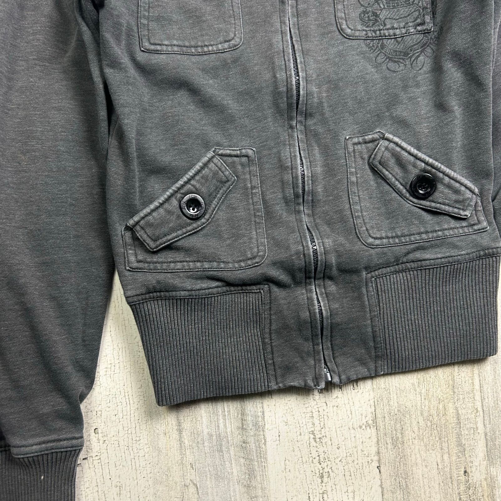 Fox Racing × Vintage Vintage Y2K Fox Racing Sasquatch Distressed Women’s Hoodie Size S / US 4 / IT 40 - 4 Thumbnail