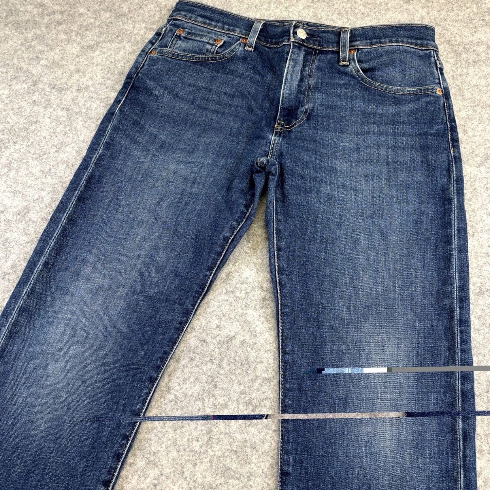 Levi's Levi’s 502 Jeans Regular Men W30 L31 Zip Button Denim Medium Blue 5-Pocket Cotton Elastane Vintage: No Size US 30 / EU 46 - 3 Thumbnail