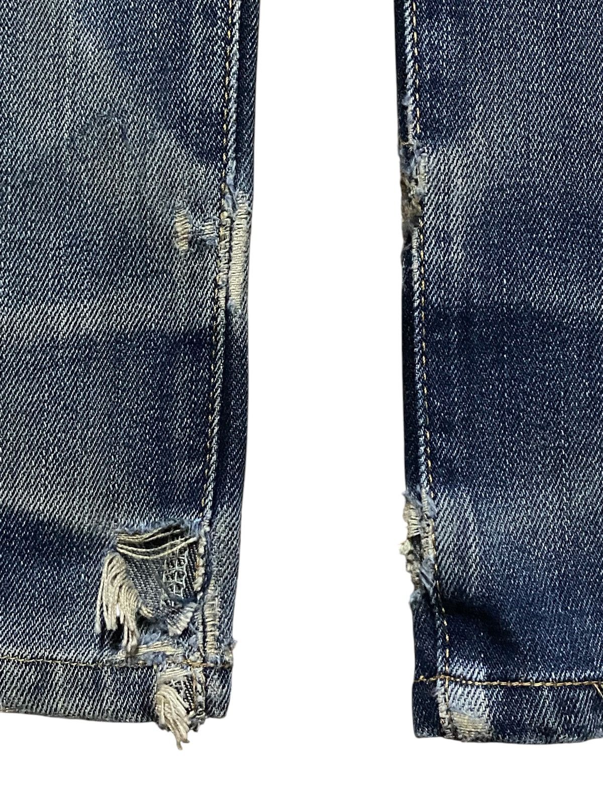 Edwin Vintage Japanese Brand Edwin 503 Distressed Slim Jeans Size US 30 / EU 46 - 11 Thumbnail