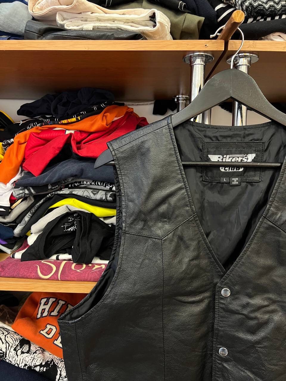 Leather Vintage Interstate Leather USA Biker Vest Large Size US L / EU 52-54 / 3 - 6 Thumbnail