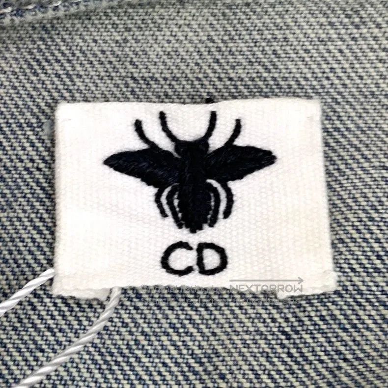 Dior Dior Yellow Denim Vest with Bee Embroidery. Size US S / EU 44-46 / 1 - 6 Thumbnail